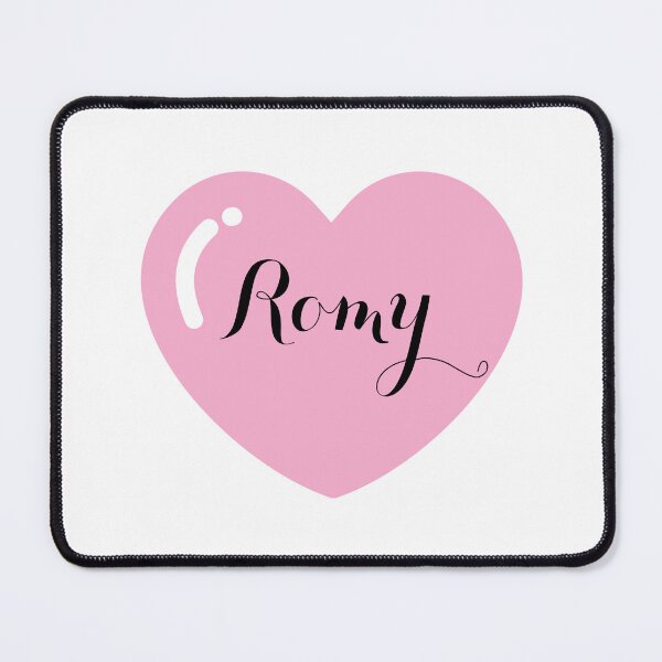 Item preview, Romy Name with Pink Heart  designed and sold by Monika Howarth.
