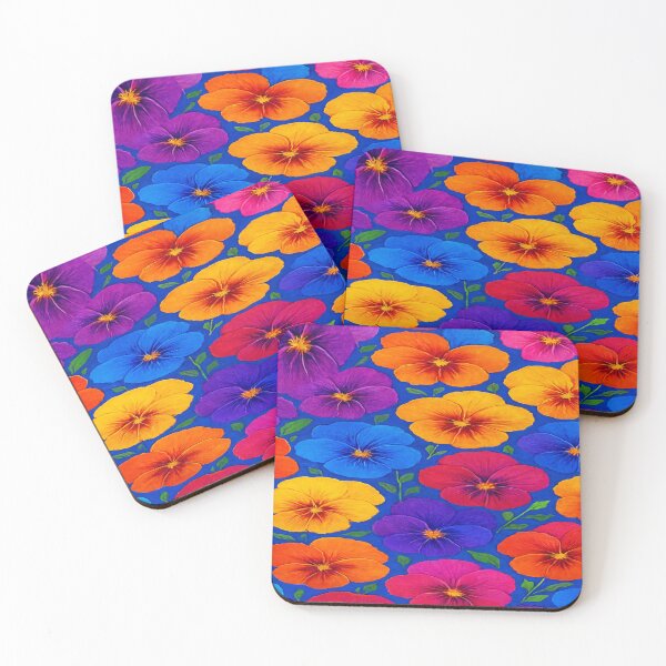 Item preview,  Pastel pansy flowers  designed and sold by Wildlife and marine life.