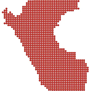 Artwork thumbnail, Peru Red Rhinestone by TheIconSmith