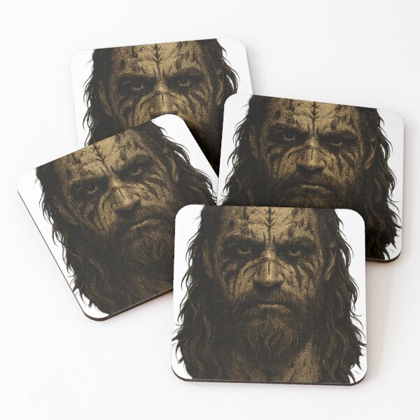 Item preview, The Sacred Warrior – Tribal Engraving designed and sold by MonsieurWild.