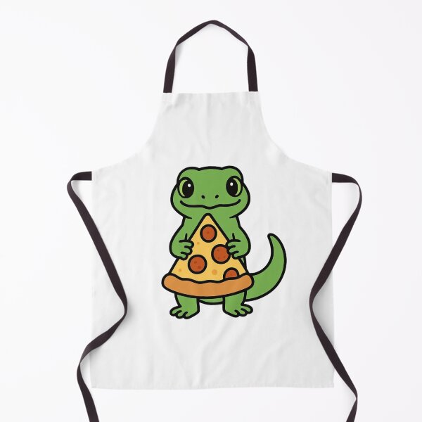 Item preview, Funny Cartoon Lizard Holding Slice of Pizza – Meme Reptile Snack Art designed and sold by Confuzz1ed.