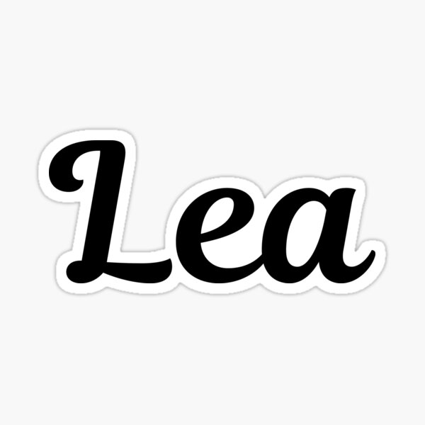 Lea Name Stickers for Sale | Redbubble