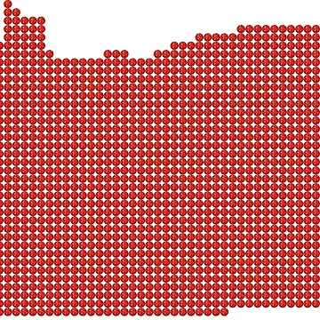 Artwork thumbnail, Oregon Red Rhinestone by TheIconSmith