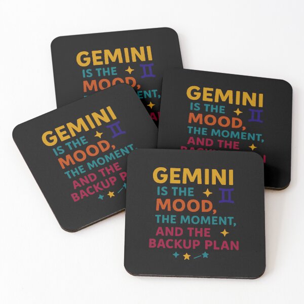 Item preview, Gemini Mood Zodiac Quote designed and sold by PetalCraft.