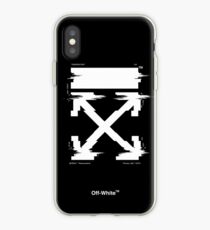Off-White Arrows Temperature Glitch (Dark) iPhone Case