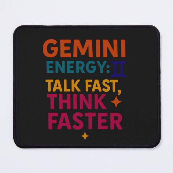 Item preview, Gemini Energy Zodiac Quote designed and sold by PetalCraft.