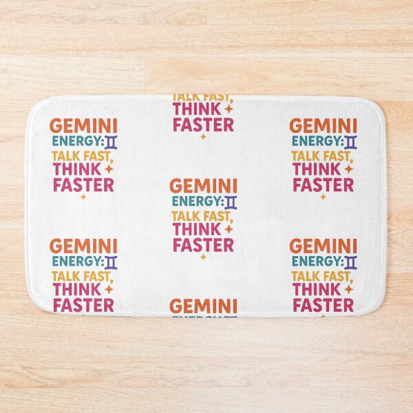 Item preview, Gemini Energy Zodiac Quote designed and sold by PetalCraft.