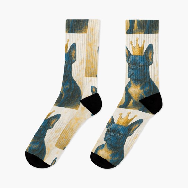 Item preview, "Royal Frenchie – The King of Dogs" designed and sold by NKArtFlow.