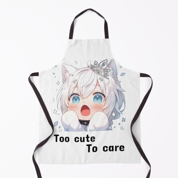 Item preview, TOO CUTE TO CARE - KAWAII NEKO GIRL designed and sold by CholarCrafts.