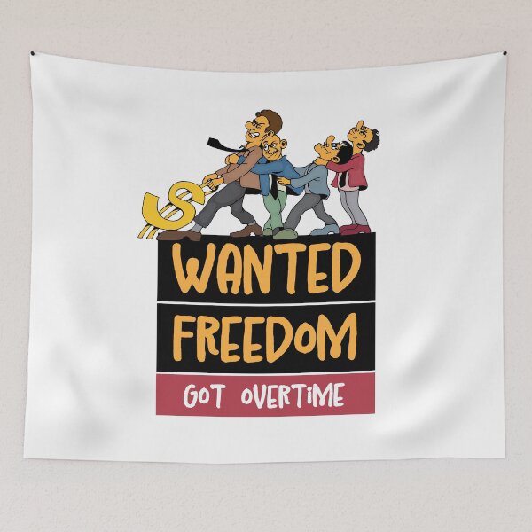 Item preview, Wanted freedom – Got overtime designed and sold by ZeberForever.