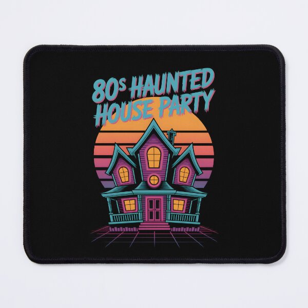 Aperçu de l'œuvre Manoir d'Halloween rétro Synthwave des années 80 créée et vendue par Fragy72.