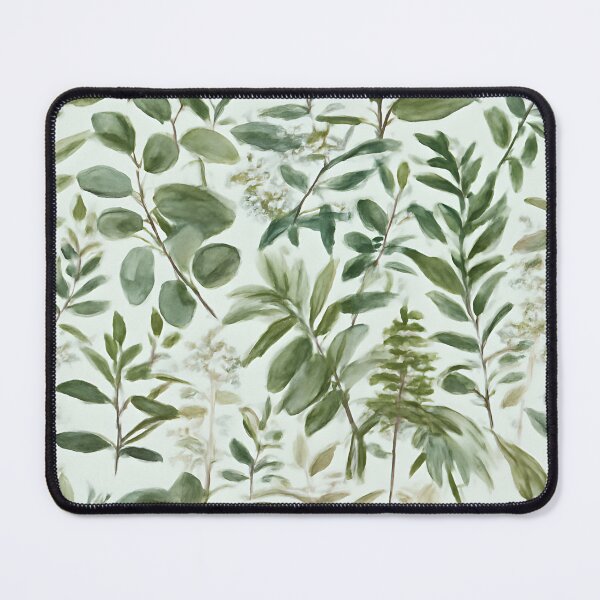 Item preview, Watercolor Green Leaf Botanical Pattern designed and sold by FestivityFinds.