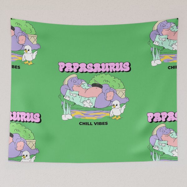 Item preview, Papasaurus Chill Vibes designed and sold by sydney-syder.