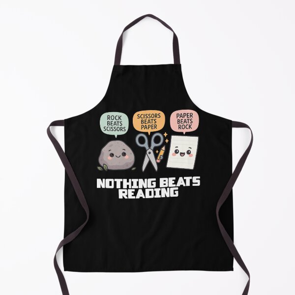 Item preview, Nothing Beats Reading Rock Paper Scissors designed and sold by Belarte.shop.