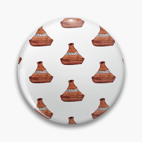 Item preview, Tajine from Morocco with Blue Original Watercolor Painting designed and sold by GwendolynLee.