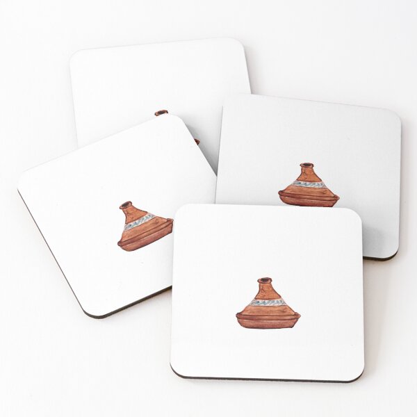 Item preview, Tajine from Morocco with Blue Original Watercolor Painting designed and sold by GwendolynLee.