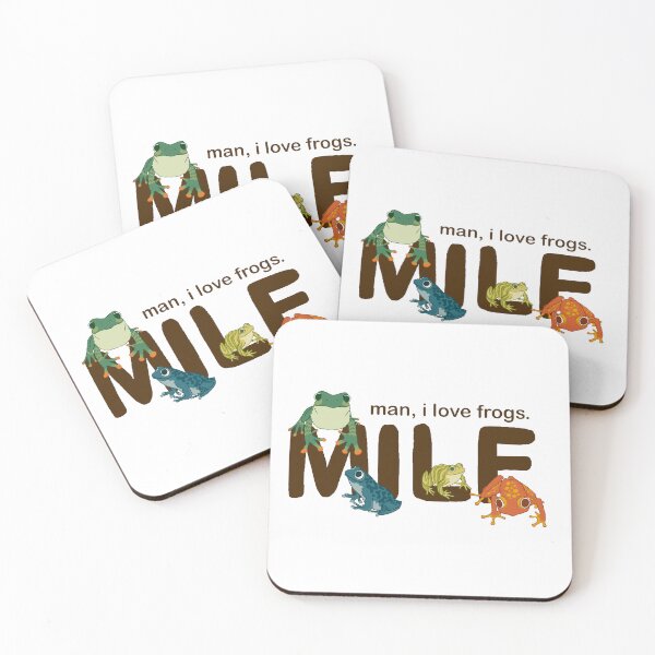 Item preview, man I LOVE frogs (MILF) designed and sold by Zip's zhop.