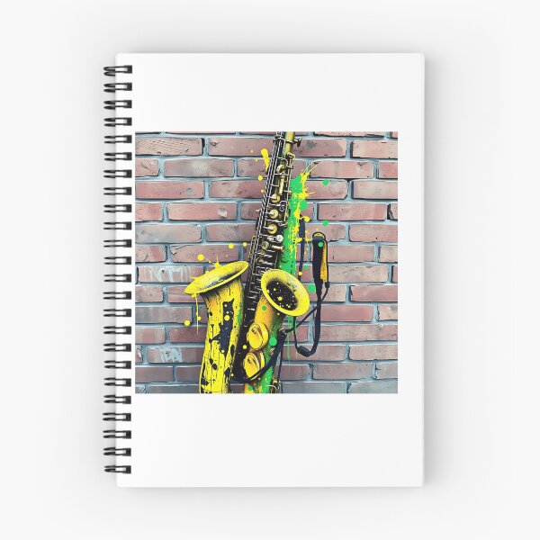 Item preview, Vibrant Graffiti Saxophone Art designed and sold by sharon1210.
