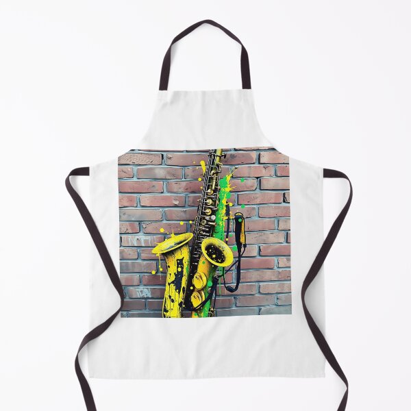 Item preview, Vibrant Graffiti Saxophone Art designed and sold by sharon1210.