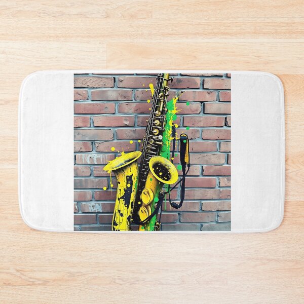 Item preview, Vibrant Graffiti Saxophone Art designed and sold by sharon1210.