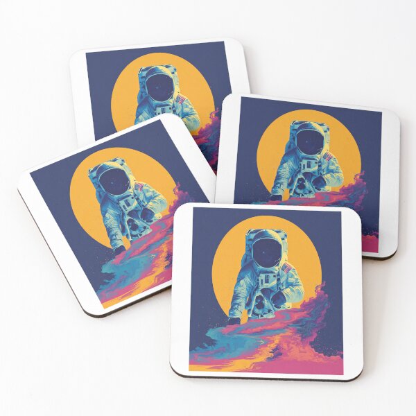 Item preview, Cosmic Wanderer: Psychedelic Spaceman Floating Through the Galaxy designed and sold by Ignorant-Artist.