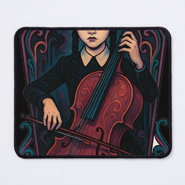 Item preview, Wednesday Cello Coffin Shadows designed and sold by shockSpot.
