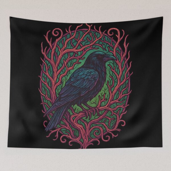 Artikelvorschau, Nevermore Crow Jugendstil-Wappen entworfen und verkauft von shockSpot.