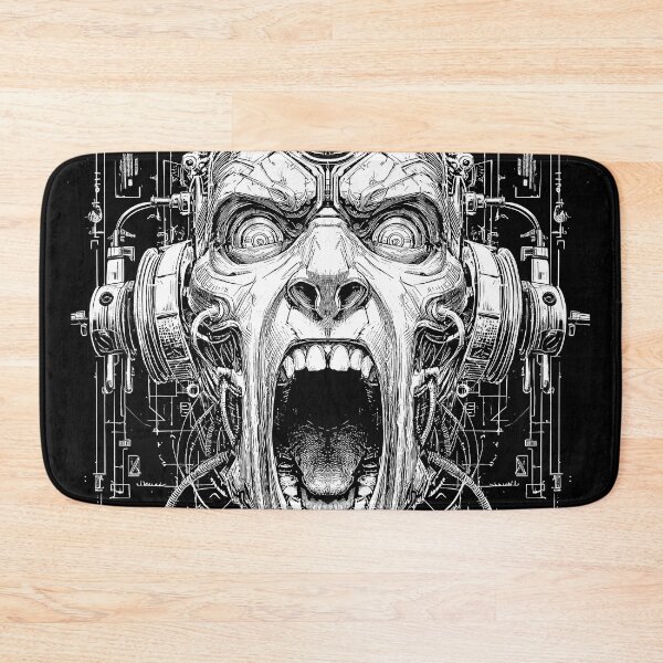 Item preview, Robot Screamer White designed and sold by Type2Design.