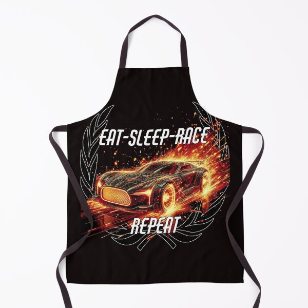 Item preview, Eat Sleep Race Repeat designed and sold by A-T-H.