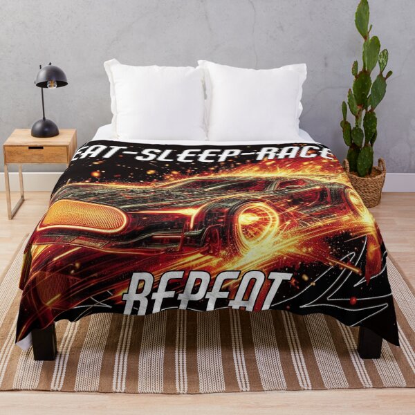 Item preview, Eat Sleep Race Repeat designed and sold by A-T-H.