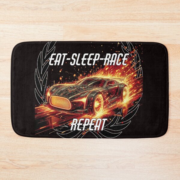 Item preview, Eat Sleep Race Repeat designed and sold by A-T-H.