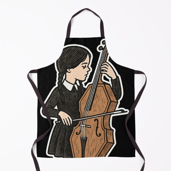 Item preview, Wednesday Cello Coffin Doodle designed and sold by shockSpot.