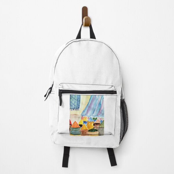 Item preview, Spice market in Morocco watercolor designed and sold by GwendolynLee.