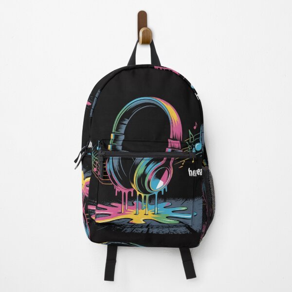 Item preview, Headphones Splash – Música en Colores designed and sold by FusiTink.