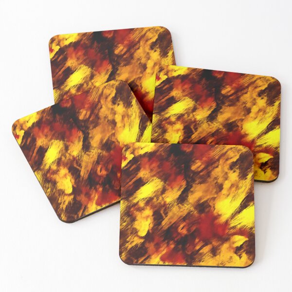 Item preview, Inferno Abstract Brush Strokes designed and sold by FestivityFinds.