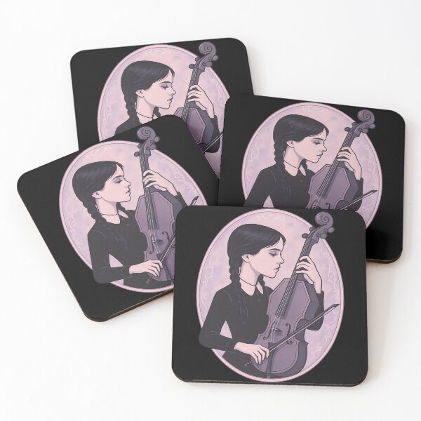 Item preview, Wednesday Coffin Cello — Pastel Gothic Cameo designed and sold by shockSpot.