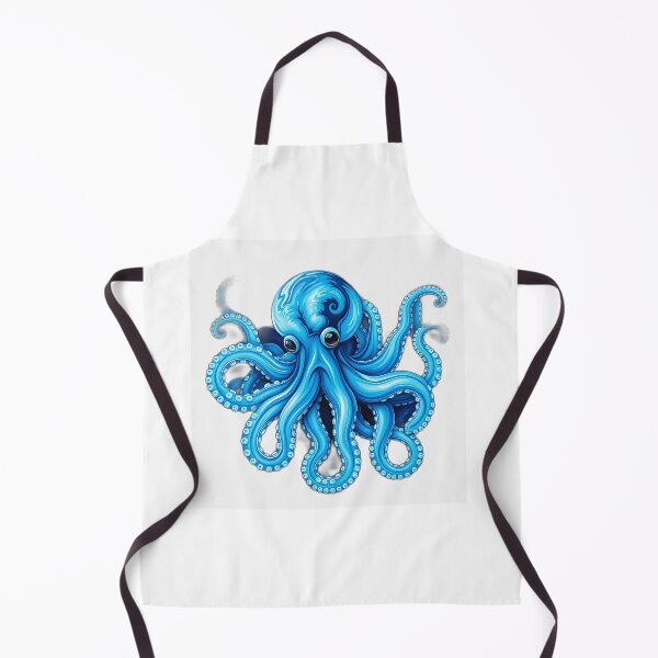 Item preview, Blue and Green Octopus Art designed and sold by sharon1210.