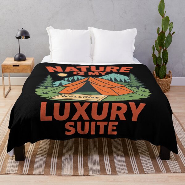 Item preview, Nature Is My Luxury Suite Camping Funny Camp designed and sold by LuminOrb.