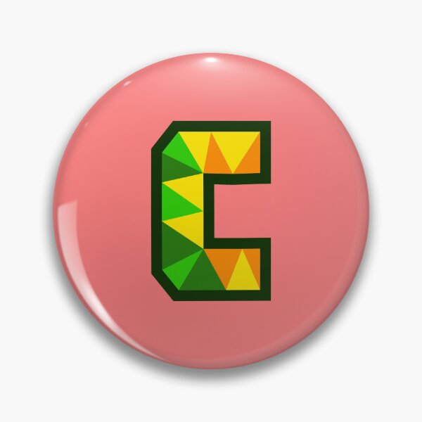 Item preview, My Type “C” Letter in Citrus Theme designed and sold by Artwork by Daniel Adams.