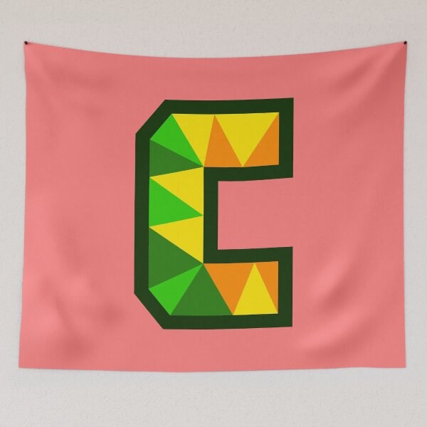 Item preview, My Type “C” Letter in Citrus Theme designed and sold by Artwork by Daniel Adams.