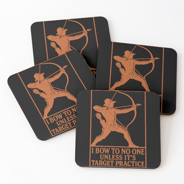 Item preview, I Bow To No One Unless It's Target Practice Funny designed and sold by LuminOrb.