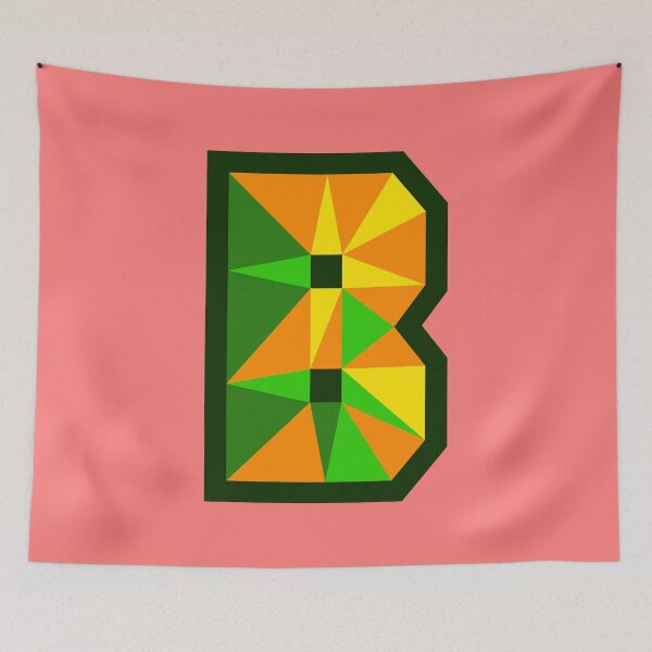 Item preview, My Type “B” Letter in Citrus Theme designed and sold by Artwork by Daniel Adams.
