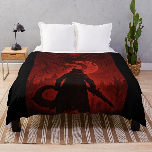 Item preview, Hunter and the blood moon designed and sold by ManateeMerchy.