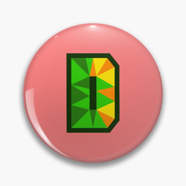 Item preview, My Type “D” Letter in Citrus Theme designed and sold by Artwork by Daniel Adams.