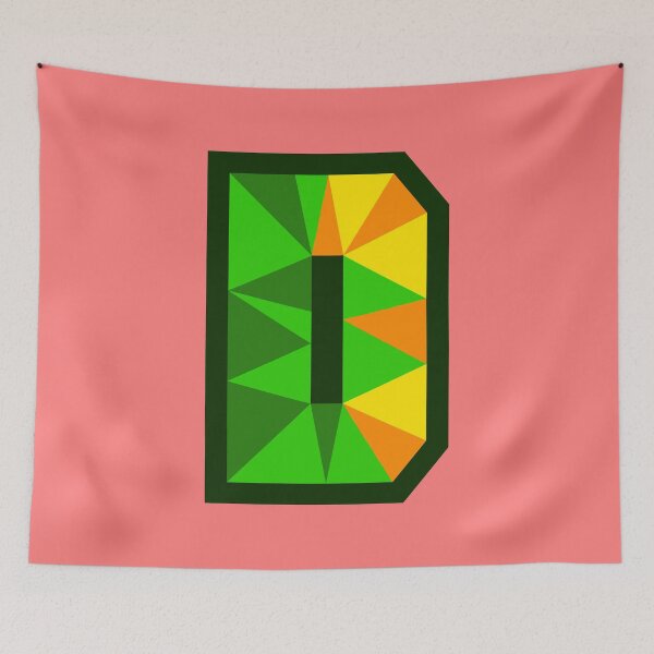 Item preview, My Type “D” Letter in Citrus Theme designed and sold by Artwork by Daniel Adams.