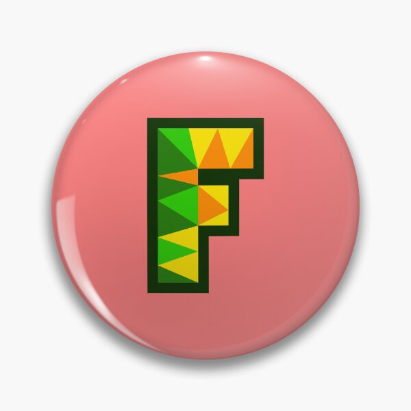 Item preview, My Type “F” Letter in Citrus Theme designed and sold by Artwork by Daniel Adams.