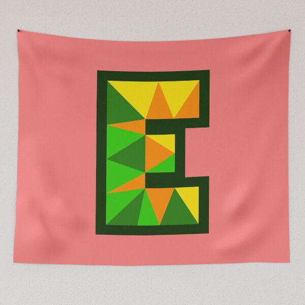 Item preview, My Type “E” Letter in Citrus Theme designed and sold by Artwork by Daniel Adams.