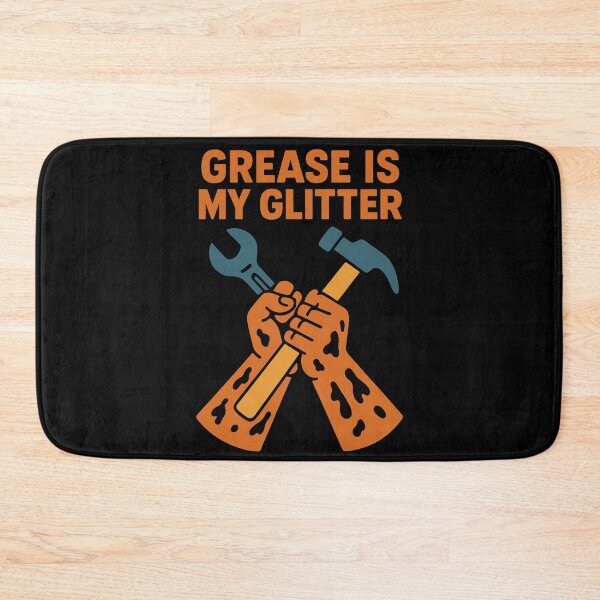 Item preview, Grease Is My Glitter Garage Mechanic Funny designed and sold by LuminOrb.