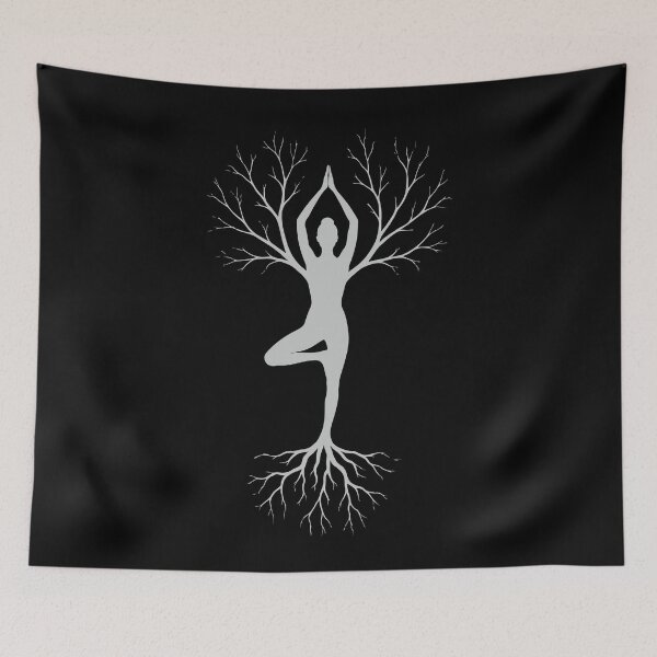 Item preview, Mindfulness Meditation Tree Pose Design designed and sold by LuminOrb.