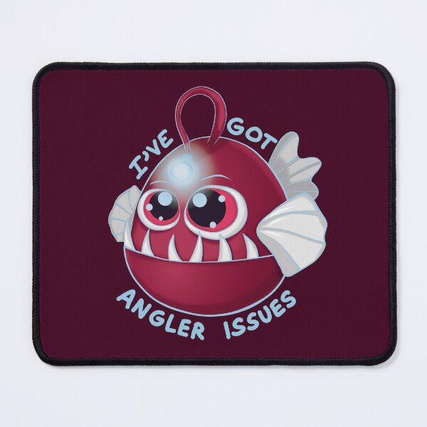 Item preview, Cute Cartoon Anglerfish with Text designed and sold by ChantellaGF.